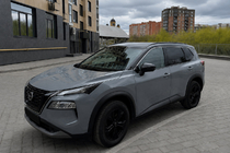 Nissan X-trail T33/Rogue 2022- Integrierte Dachreling schwarz OEM (ABS-Kunststoff) Foto 1
