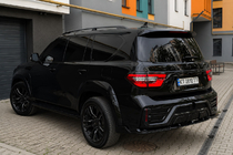 Nissan Patrol Y62 2010-2024 Dachreling schwarz (Aluminium) Foto 1