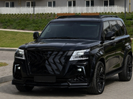 Nissan Patrol Y62 2010-2024 Dachreling schwarz (Aluminium) Foto 2