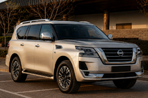 Nissan Armada 2016-2024 Dachreling grau (Aluminium) Foto 1