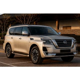 Dachreling schwarz (Aluminium) Nissan Armada 2016-2024