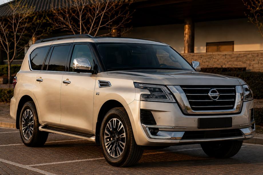 Nissan Armada 2016-2024 Dachreling schwarz (Aluminium) Image