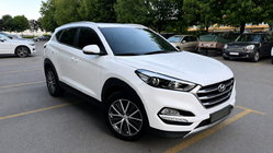 Hyundai Tucson TL 2016-2021 Integrierte Dachreling grau OEM (ABS-Kunststoff, Klebemontage) Foto 2