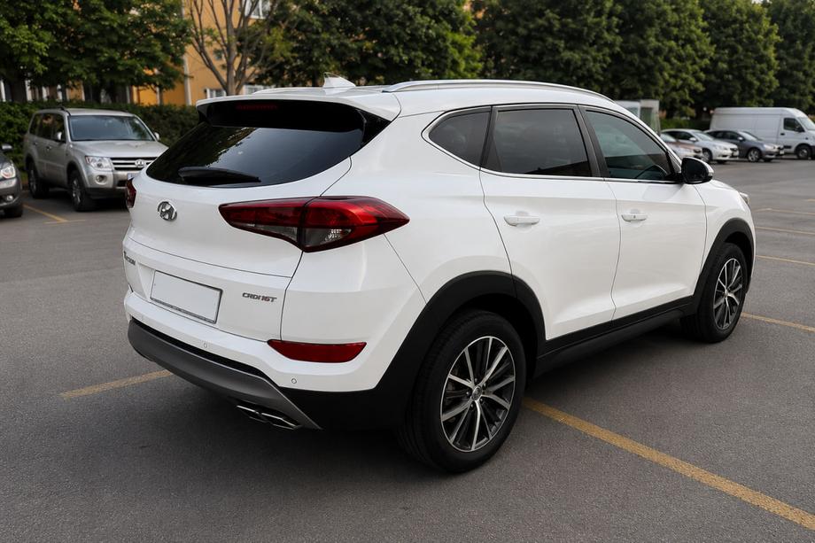 Hyundai Tucson TL 2016-2021 Integrierte Dachreling grau OEM (ABS-Kunststoff, Klebemontage) Image
