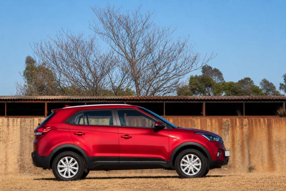 Hyundai Creta 2014-2020 Integrierte Dachreling grau OEM (ABS-Kunststoff, Klebemontage) Image