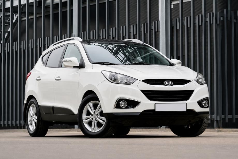 Hyundai IX-35 2010-2015 OEM Dachreling, grau (ABS-Kunststoff, Klebemontage) Foto 2