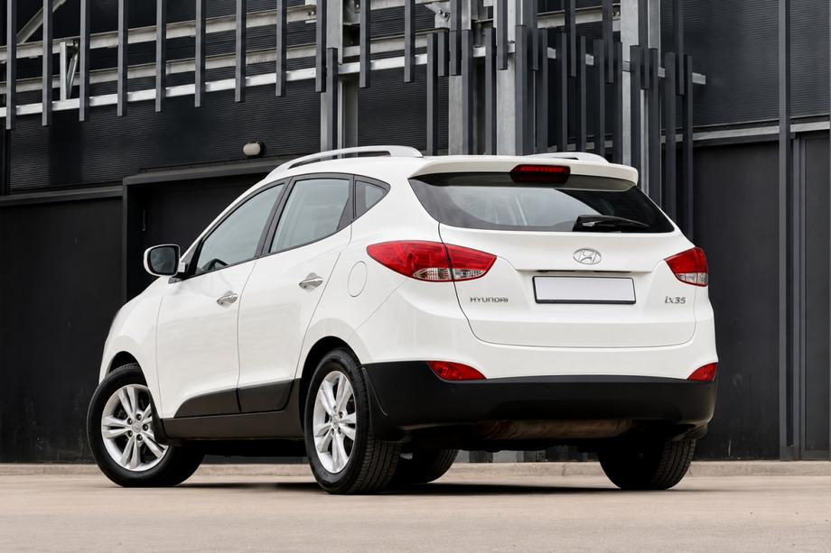 Hyundai IX-35 2010-2015 OEM Dachreling, grau (ABS-Kunststoff, Klebemontage) Foto 4