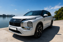 Mitsubishi Outlander 2021- Integrierte Dachreling schwarz OEM (Aluminium) Foto 4