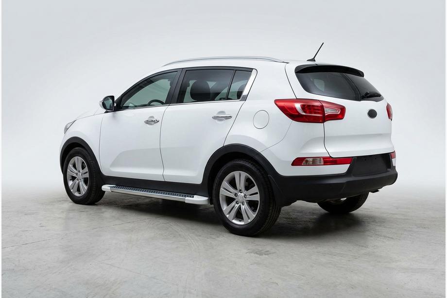 Kia Sportage 2010-2015 Seitenschweller Allmond White (2 Stk., Aluminium) Image