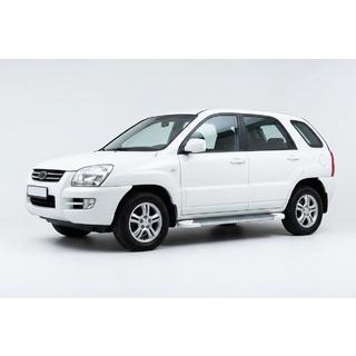Seitenschweller Allmond White (2 Stk., Aluminium) Kia Sportage 2004-2010 Foto 1