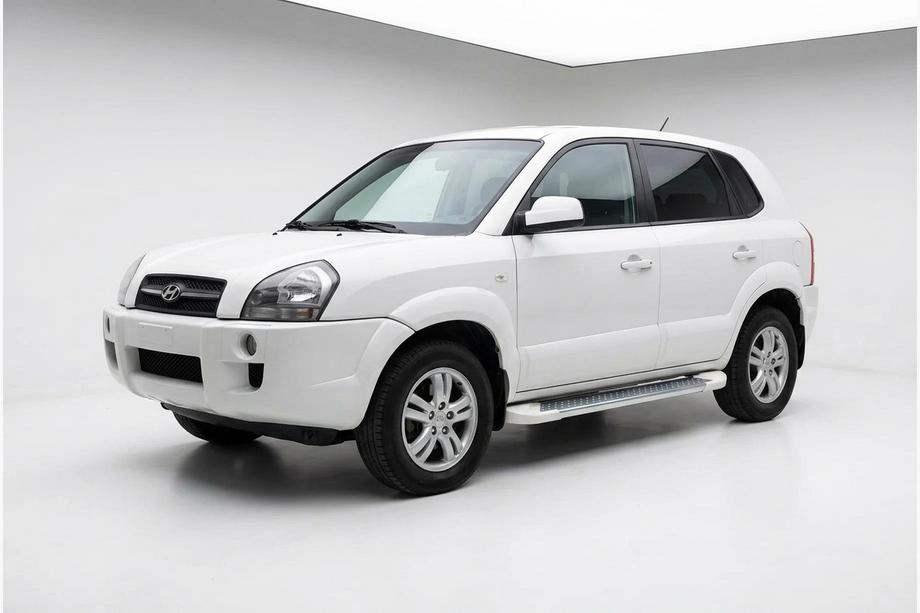 Hyundai Tucson JM 2004- Seitenschweller Allmond White (2 Stk., Aluminium) Image