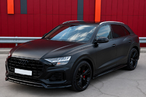 Audi Q5 2017-2025 Integrierte Dachreling grau OEM (Aluminium, Montage mit Kleber) Foto 2