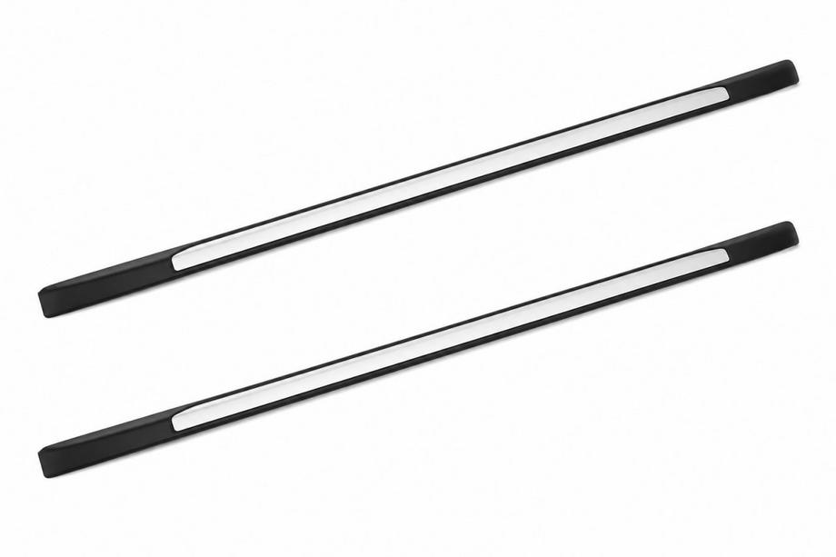 Toyota Hilux 2015- OEM Dachreling, grau (ABS-Kunststoff, Klebemontage) Foto 1