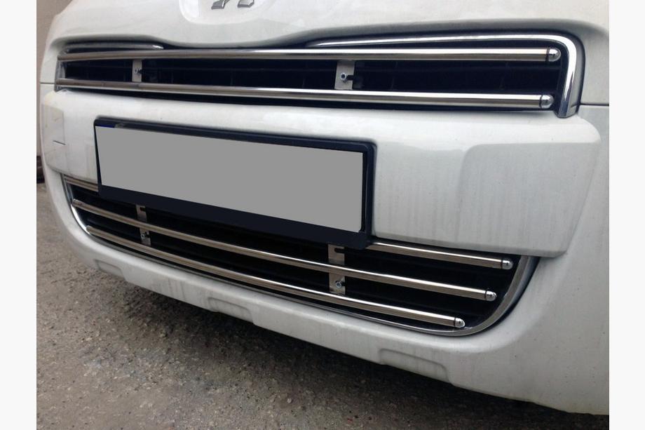 Citroen Berlingo 2008-2018 Kühlergrill einteilig 2008-2012 (Edelstahl) ab 2012 Image