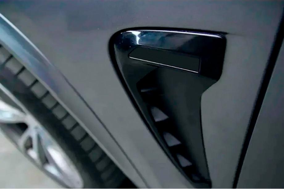BMW X6 F16 2014-2019 Kotflügelkiemen im Black X6M F86 Stil Image
