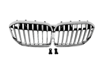 BMW 7 Series G11/G12 2015-2022 Nierengrills 1 Steg (2019-2022, Chrome) Foto 3