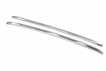 Changan CS35 2012–2022 Integrierte Dachreling grau OEM (Aluminium, Montage mit Kleber) Foto 1