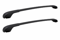 Jeep Cherokee KL 2013- Dachträger-Querträger schwarz für Dachreling OEM (Aluminium) Foto 1