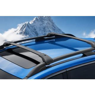 Dachträger-Querträger schwarz für Dachreling OEM (Aluminium) Subaru Forester 2013-2018