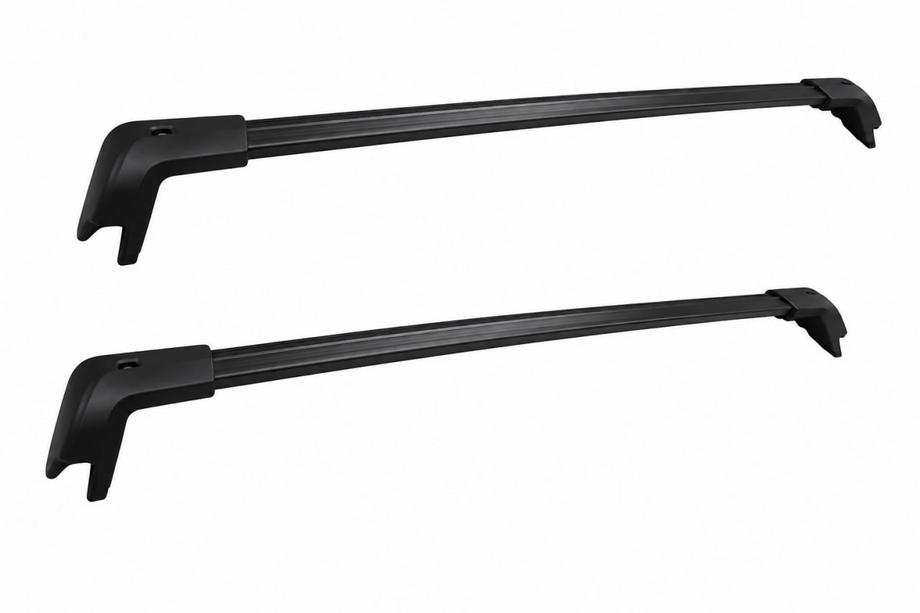 Ford Explorer 2019- Dachträger-Querträger schwarz für OEM Dachreling (abschließbar, Aluminium) Image