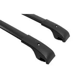 Dachträger-Querträger schwarz für Dachreling OEM (Aluminium) Foto 4