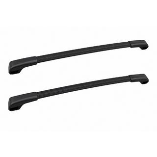 Dachträger-Querträger schwarz für Dachreling OEM (Aluminium) Subaru Crosstrek 2017-2023