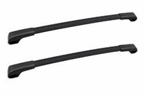 Subaru Crosstrek 2011-2017 Dachträger-Querträger schwarz für Dachreling OEM (Aluminium) Foto 1