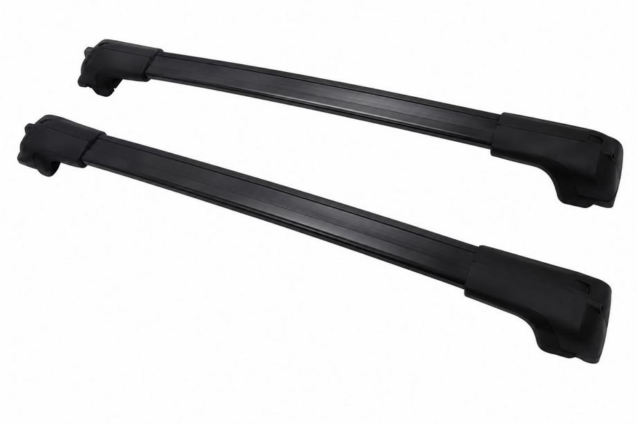 Toyota Land Cruiser Prado 250 2023- Dachträger-Querträger schwarz für Dachreling OEM (Aluminium) Image