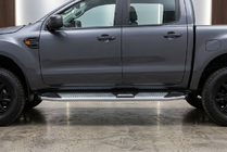Mazda BT-50 2007-2012 Seitenschweller Mevsim Grey (2 Stk., Aluminium) Foto 1
