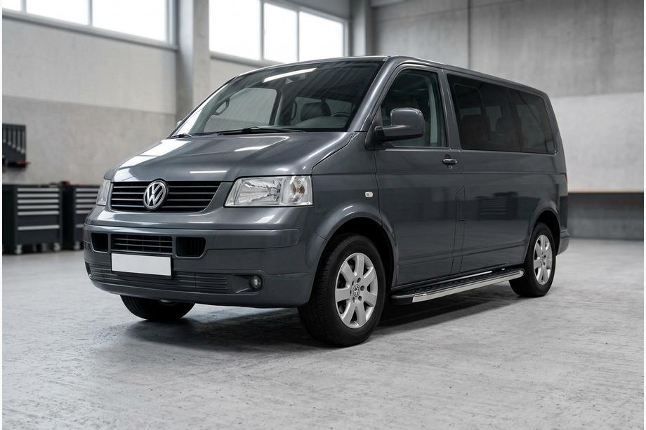 Volkswagen T5 Caravelle 2004-2010 Trittbretter BlackLine (2 Stk, Aluminium) Kurzer Radstand Foto 3