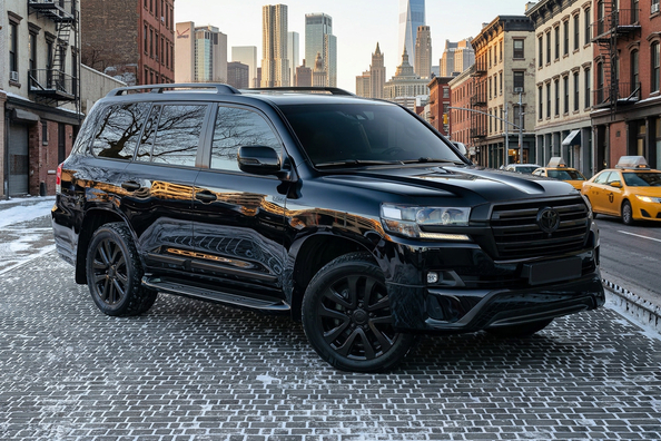 Black Edition für Toyota LC200: dunkler, aggressiver Look nach dem Facelift