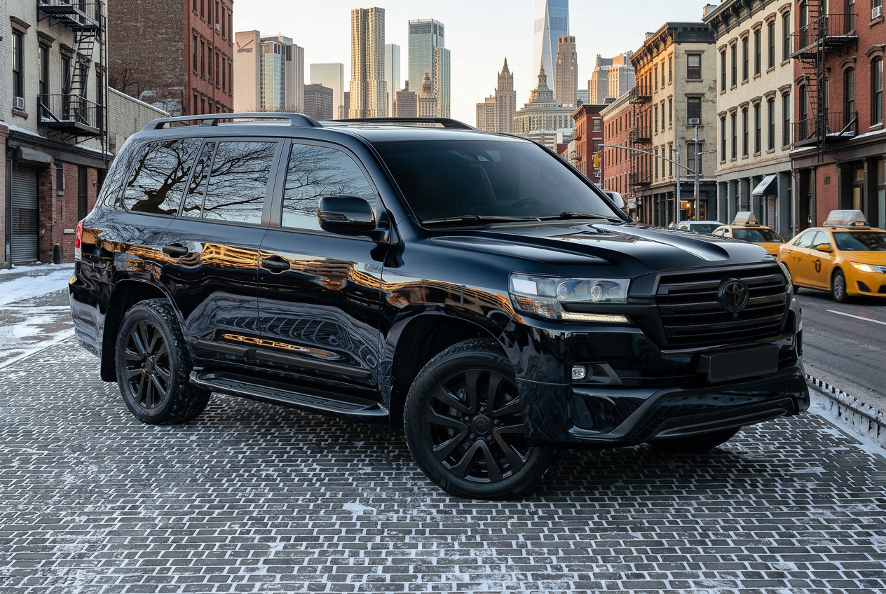 Black Edition für Toyota LC200: dunkler, aggressiver Look nach dem Facelift