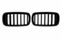 BMW X6 F16 2014-2019 Nieren 1 Bar (schwarz matt) Foto 1