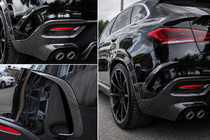 Mercedes GLE coupe C167 2019- Heckdiffusor aus Echtcarbon Foto 2