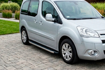 Peugeot Partner Tepee 2008-2018 Trittbretter BlackLine (2 Stk, Aluminium) Foto 1
