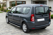 Dacia Logan MCV 2004-2014 Trittbretter BlackLine (2 Stk, Aluminium) Foto 3