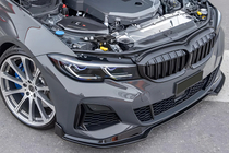 BMW 3 Series G20/G21 2018- Seitliche Stoßstangen-Lüftungsgitter (für M-Sport 2018-2022, ABS) Foto 3