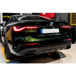 Heckdiffusor für Stoßstange hinten mit Endrohrblenden (für G22/G23 M-Sport) Foto 1