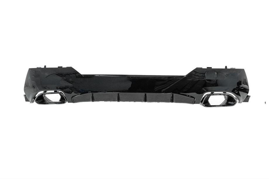 BMW 4 Series G22/23/26 2020- Heckdiffusor für Stoßstange hinten mit Endrohrblenden (für G22/G23 M-Sport) Foto 2