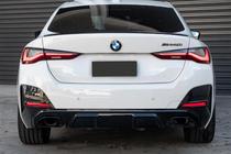 BMW 4 Series G22/23/26 2020- Heckstoßstangen-Diffusor mit Endrohrblenden (für G26 M-Sport) Foto 5
