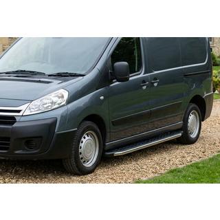 Trittbretter BlackLine (2 Stk, Aluminium) Fiat Scudo 2007-2015 Foto 1