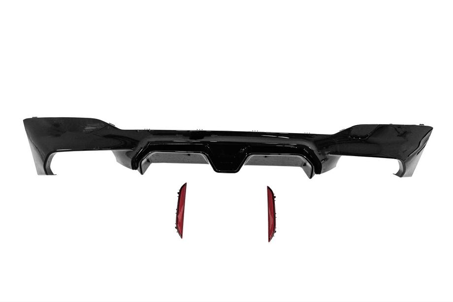 BMW 5er G30/G31 2017–2023 Heckstoßstangen-Diffusor CS-Style (für M-Sport/M5 F90, ABS) Foto 6
