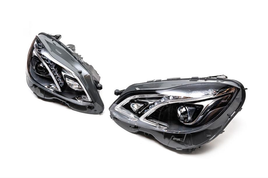 Mercedes E-class W212 2009-2016 Scheinwerfer vorne (2 Stk., Facelift, ohne Steuergeräte, für Fahrzeuge mit serienmäßiger Halogen-Optik) Foto 4