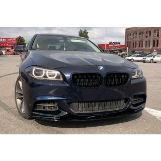 Frontstoßstangen-Lippe MP-Style (für M-Performance, Schwarz Hochglanz) BMW 5 Series F10/F11 2010–2016 Foto 4