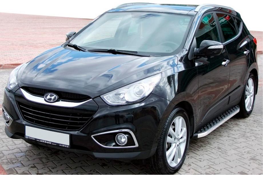 Hyundai IX-35 2010-2015 Trittbretter BlackLine (2 Stk, Aluminium) Image