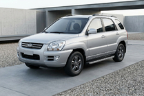 Kia Sportage 2004-2010 Trittbretter BlackLine (2 Stk, Aluminium) Foto 1