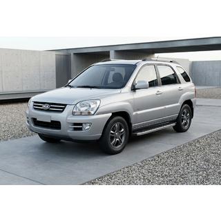 Trittbretter BlackLine (2 Stk, Aluminium) Kia Sportage 2004-2010 Foto 1