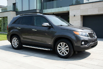 Kia Sorento II XM 2009-2014 Trittbretter BlackLine (2 Stk, Aluminium) 2013-2016 Foto 1