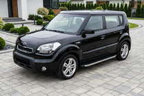 Kia Soul I 2008-2013 Trittbretter BlackLine (2 Stk, Aluminium) Foto 1