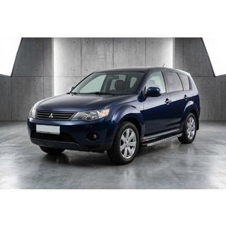 Trittbretter BlackLine (2 Stk, Aluminium) Mitsubishi Outlander 2006-2012 Foto 1